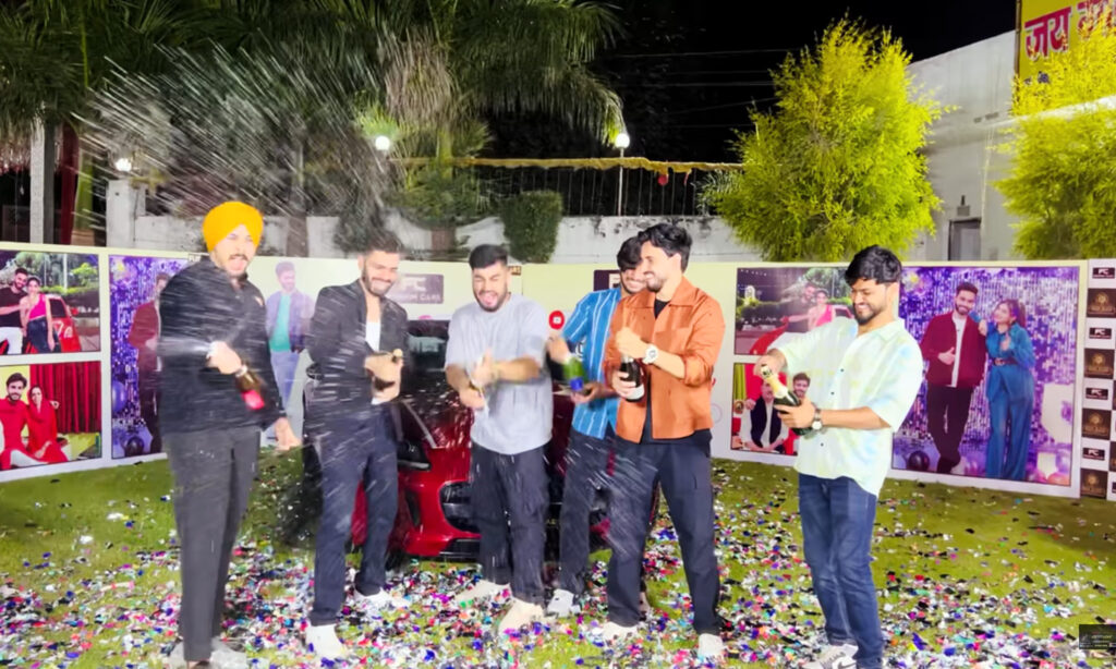 Ayush Yadav New Sports Car Celebration