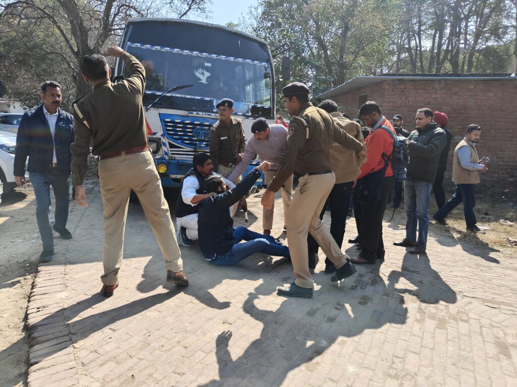 Punjab Congress protest