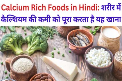 Calcium Rich Foods in Hindi