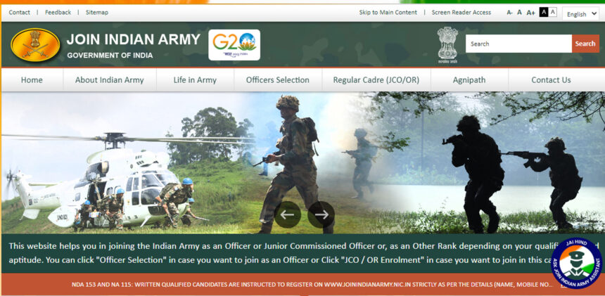 join indian army