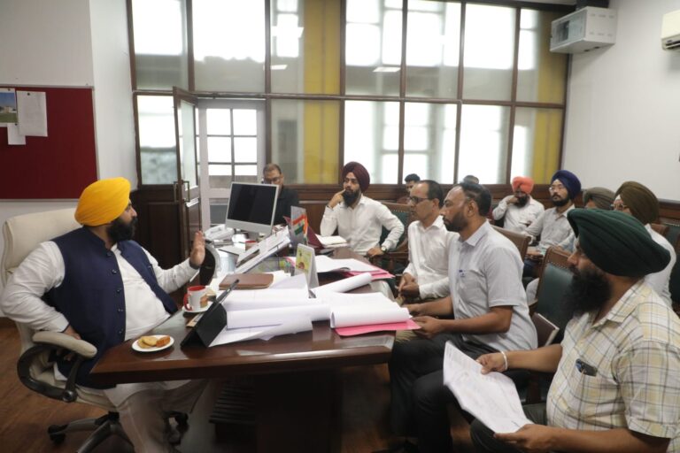 Review regarding two bridges to be built in Anandpur Sahib