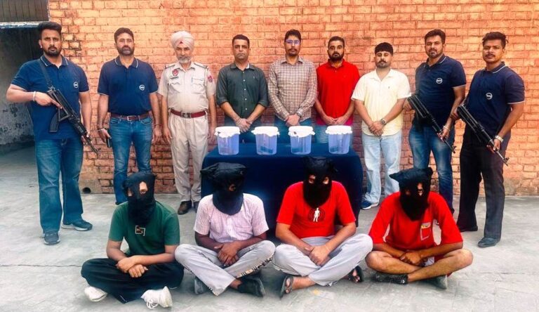 Robbery attempt foiled by exposing Jassa Buraj gang, 4 arrested