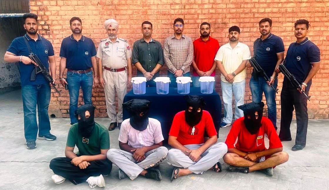 Robbery attempt foiled by exposing Jassa Buraj gang, 4 arrested