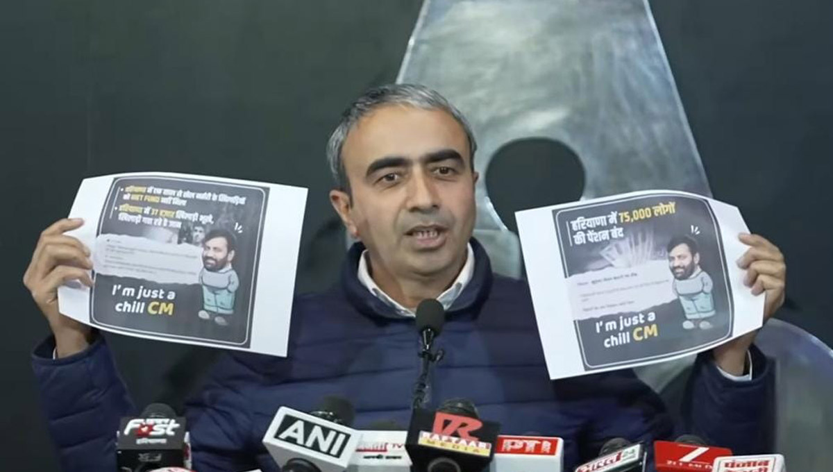 Anurag Dhanda attack to Haryana Government