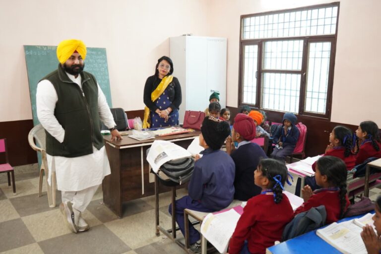 In the education revolution, dilapidated government school was converted into a model school: Harjot Singh Bains
