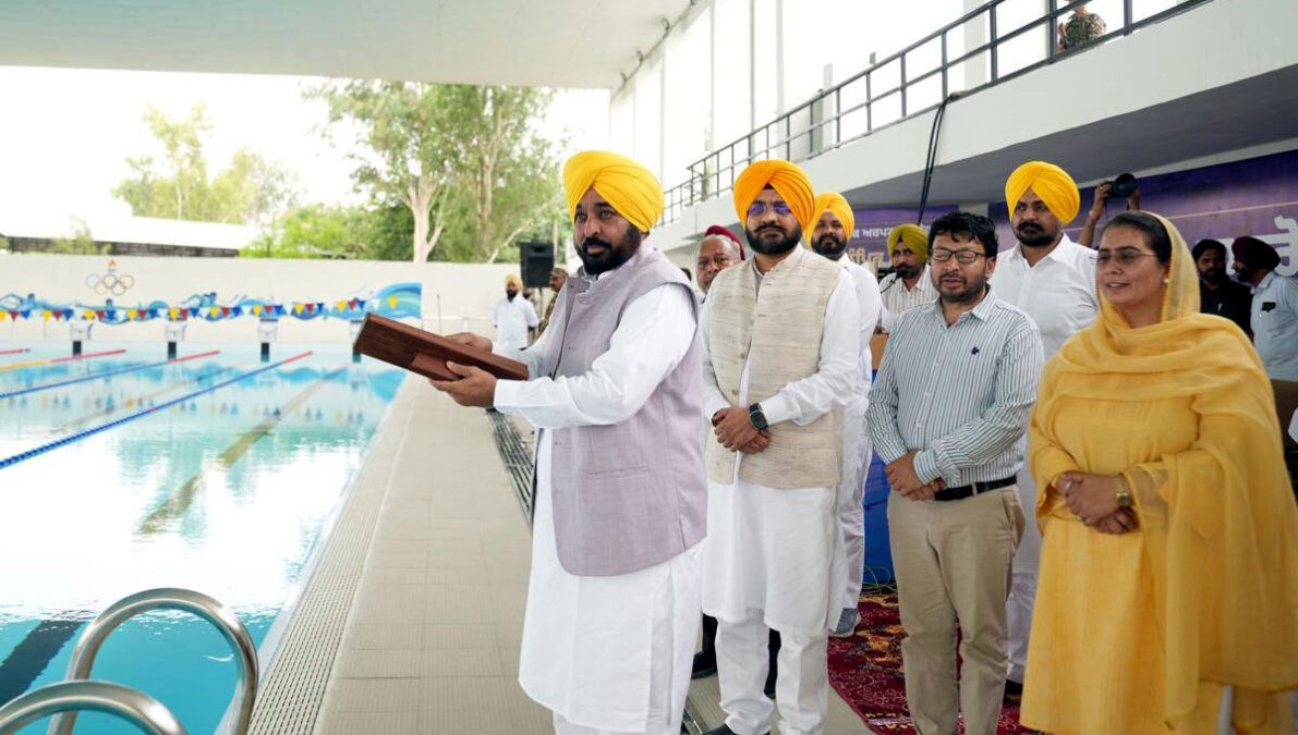 Punjab Sports : संगरूर में 9.5 करोड़ का ओलंपिक स्तर का स्विमिंग पूल शुरू