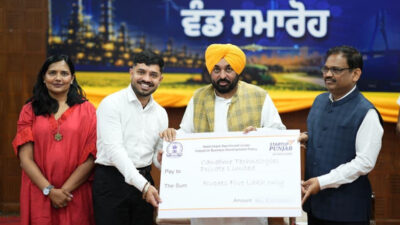 Punjab Startup : 31 स्टार्टअप्स को 1.07 करोड़ की सीड ग्रांट
