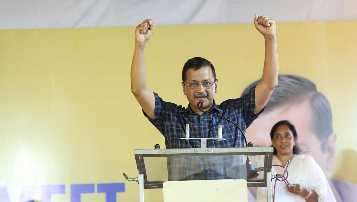 Kejriwal attack - Says only AAP is fighting for rights