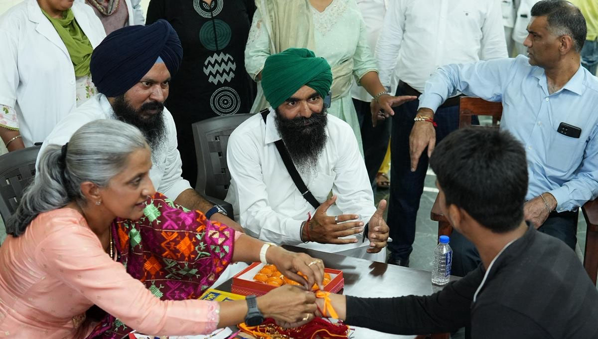 Raksha Bandhan reunites families at Punjab de-addiction centers