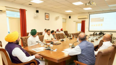 सातवें Punjab Finance Commission की भगवंत मान के साथ बैठक