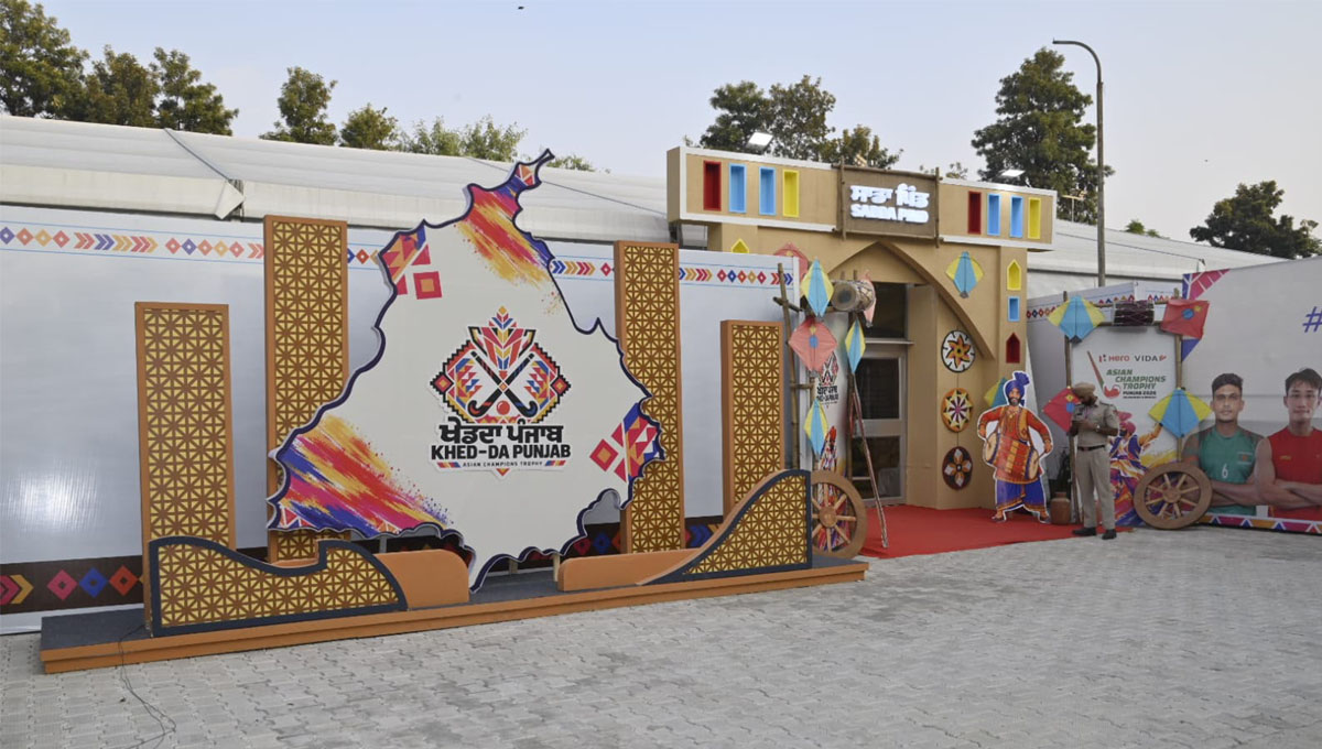 Sada Pind becomes the center of attraction at the Olympian Surjit Singh Hockey Stadium